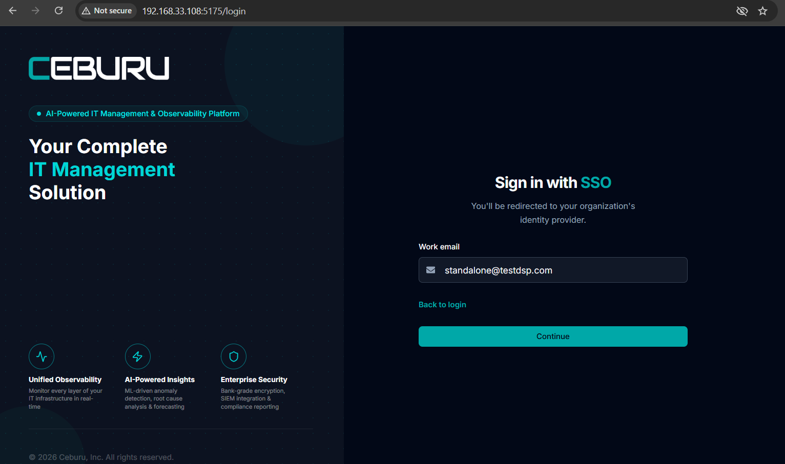Ceburu SSO login with Auth0 OIDC