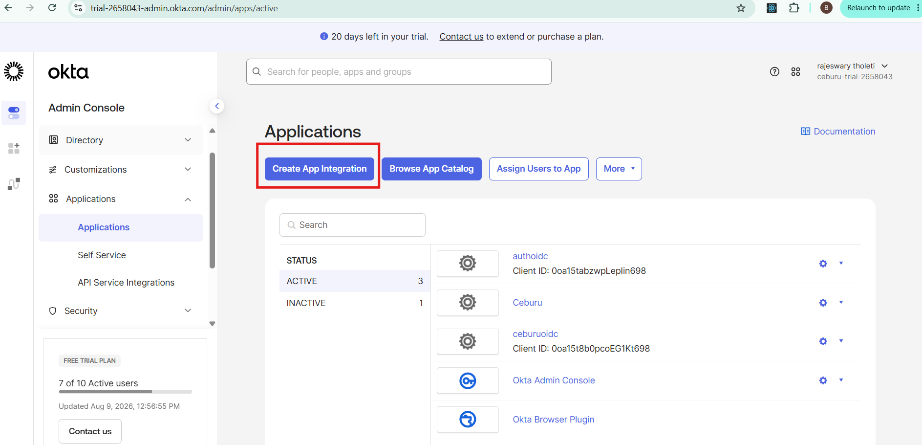 Okta general SAML settings