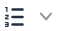 numbered list dropdown toolbar icon