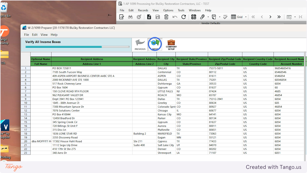 When all errors are fixed keep clicking Next
