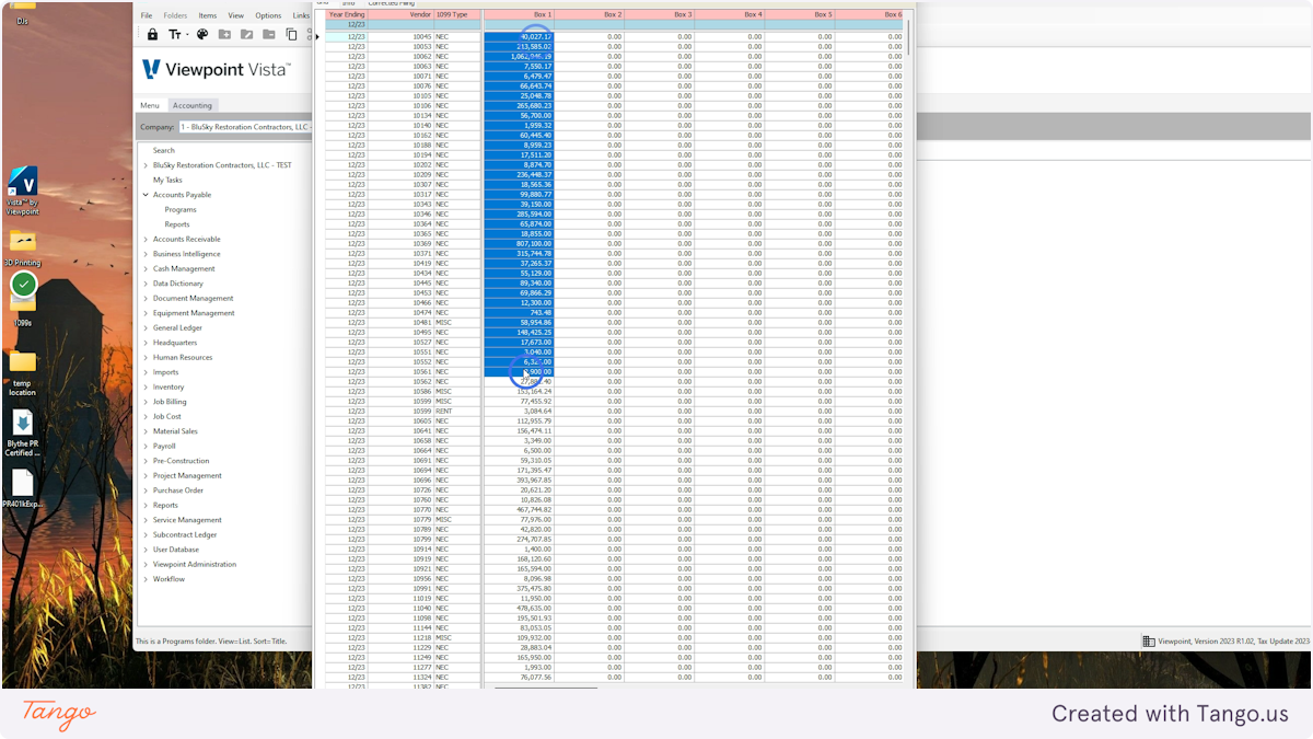 Double check the records here