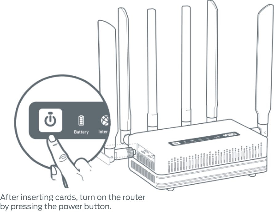 A black and white image of a router
Description automatically generated