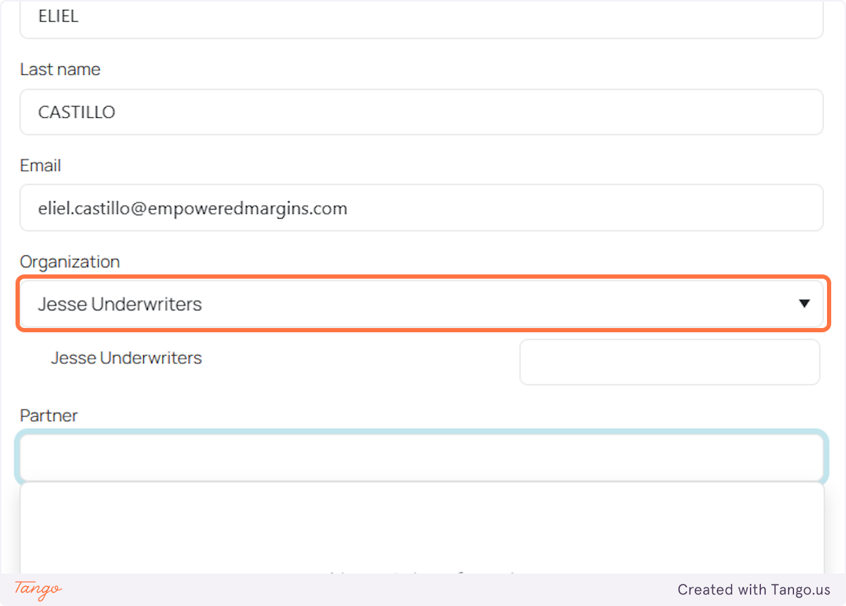 Click on Jesse Underwriters