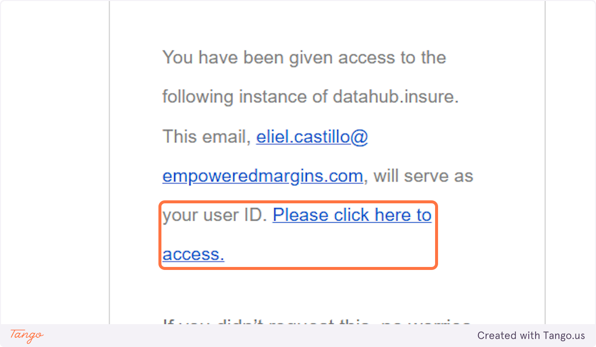 Click on Please click here to access.