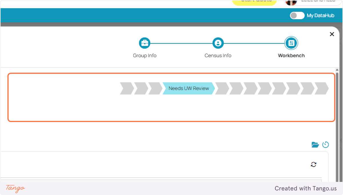 Click on Test Group Andrew 111…
