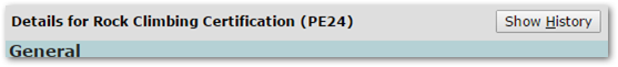 Show History button