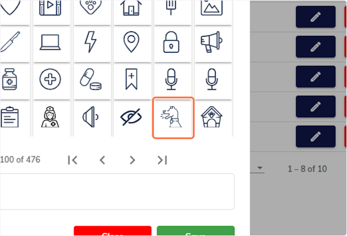Choose the Tag Logo/Icon.