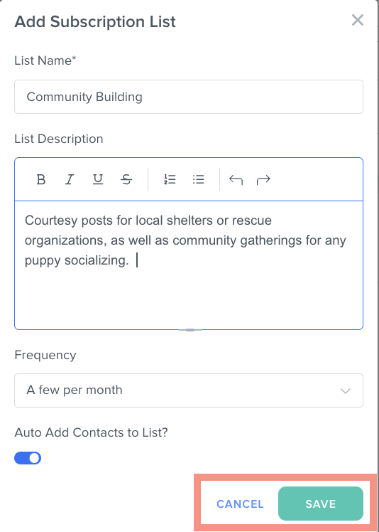 How to Manage Subscription Lists and Statuses