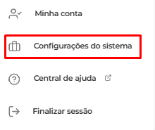 Configurações do Sistema