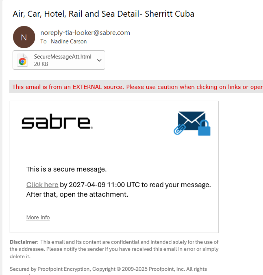 A screenshot of a email 
AI-generated content may be incorrect.
