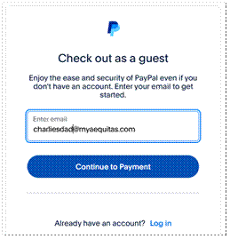 Pay with PayPal - showing checkout as guest method