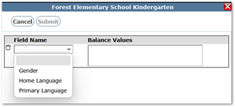 Balance Fields