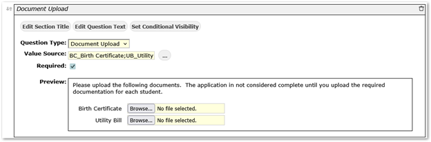Example Document Upload
