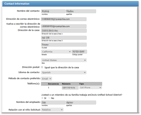 Sample view of translation