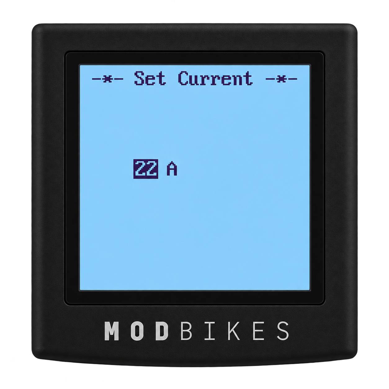 Set Current set to the recommended 22A