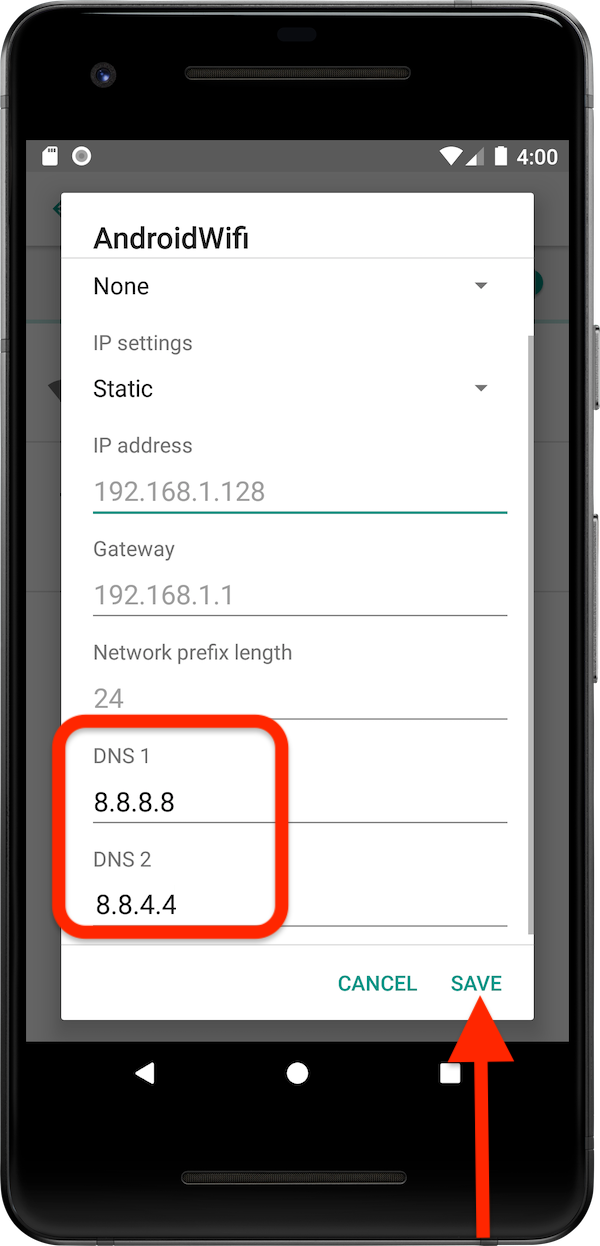 Come cambiare i DNS sulle vecchie versioni di Android