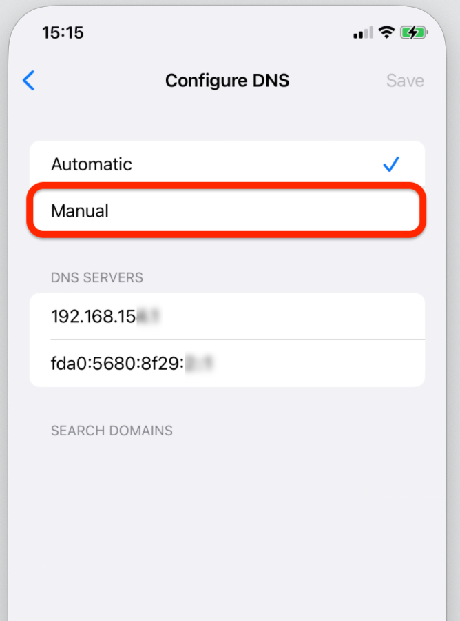 Manuale - Come cambiare i DNS su iPhone
