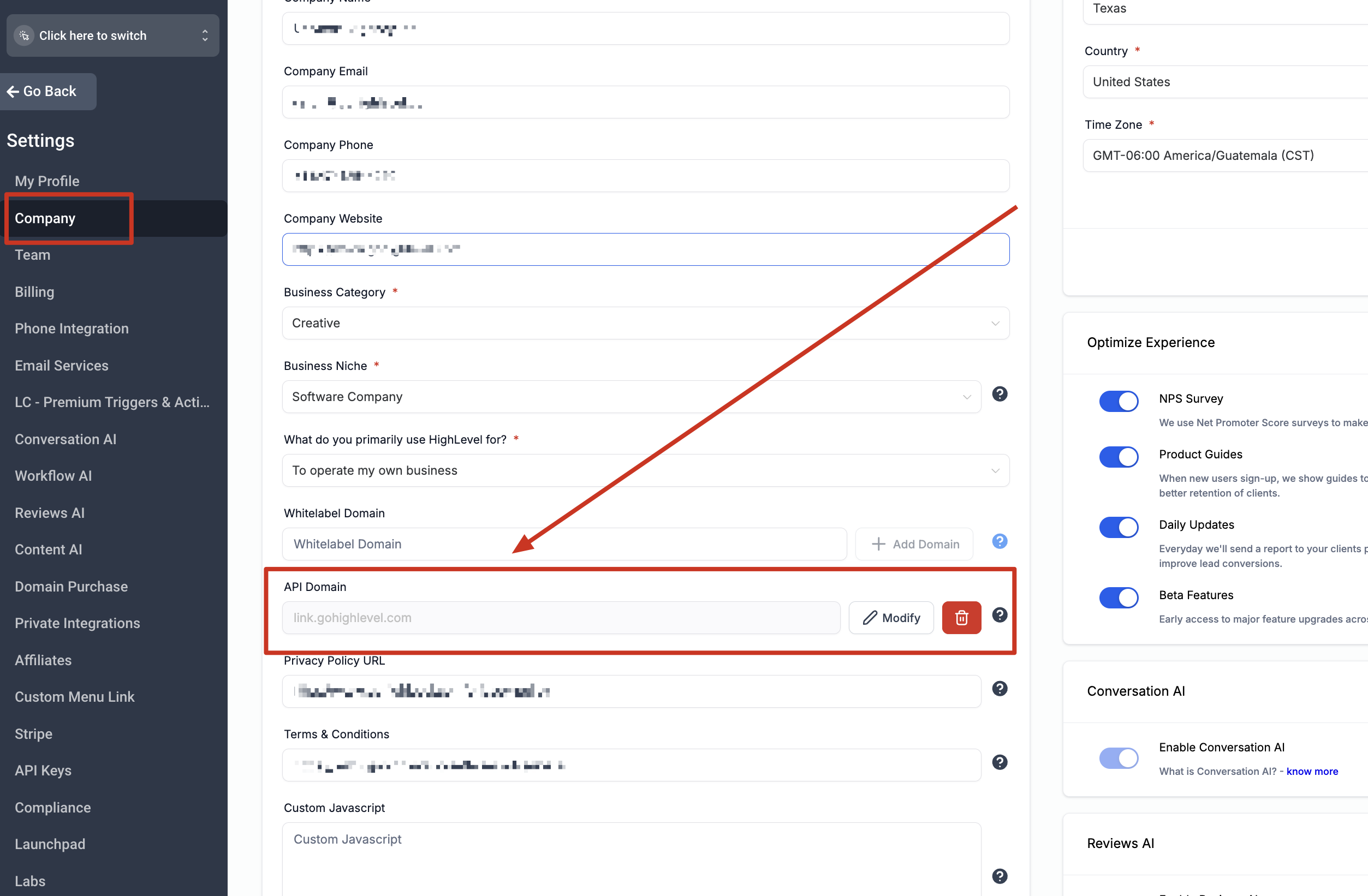 How to Configure Brand System-Generated Links (API Domain) 4 anWaDnuB7NDkikLK6sJiYybQBzL2Z1G6UQ