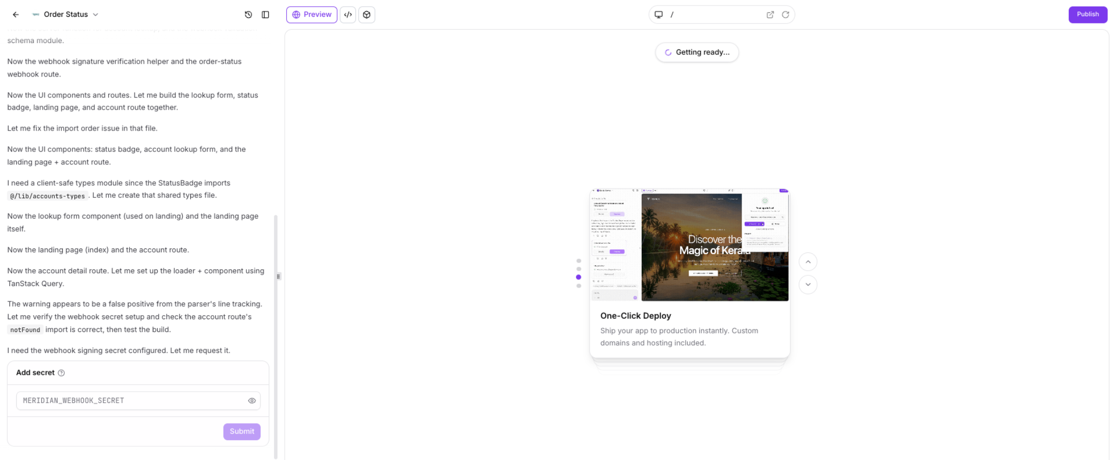 AI Studio Secrets workflow