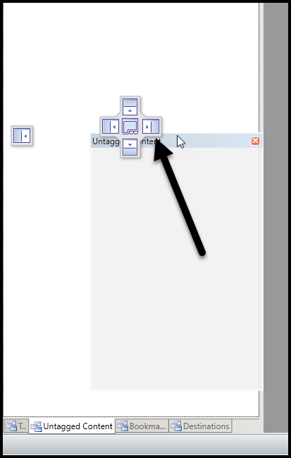The right "arm" of the plus sign is highlighted. 