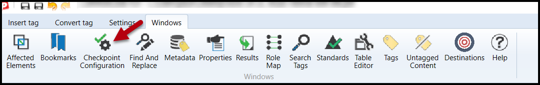 The Windows tab and Custom Configuration button are highlighted in CommonLook PDF. 