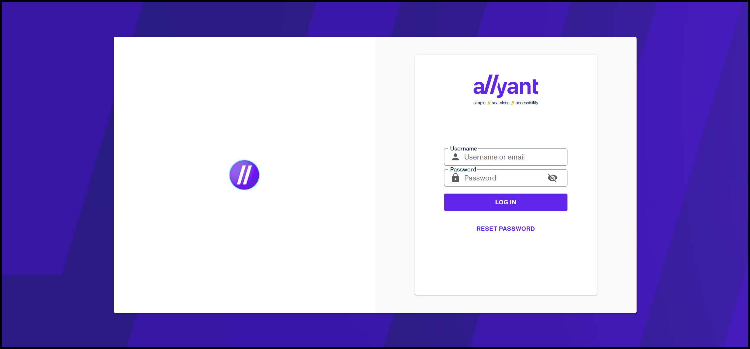 Login page of web-based CommonLook PDF. 