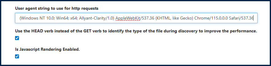 The three fields / options described in the list, above, are shown in this screenshot. 