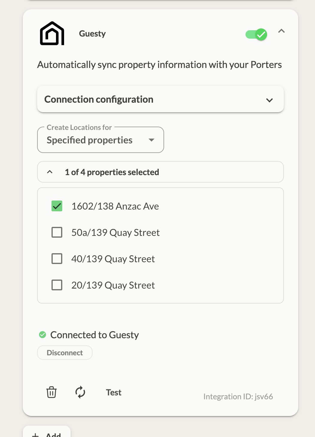 Guesty Create Locations For Menu