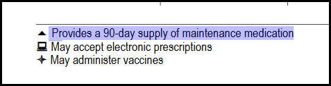 Copying text in the physical view of the document.  