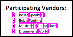 A list is highlighted in the physical view.  
