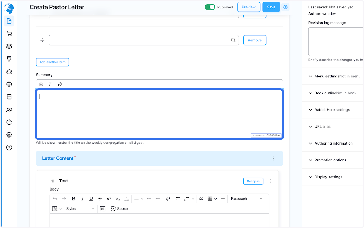 Optional: Write a Summary.