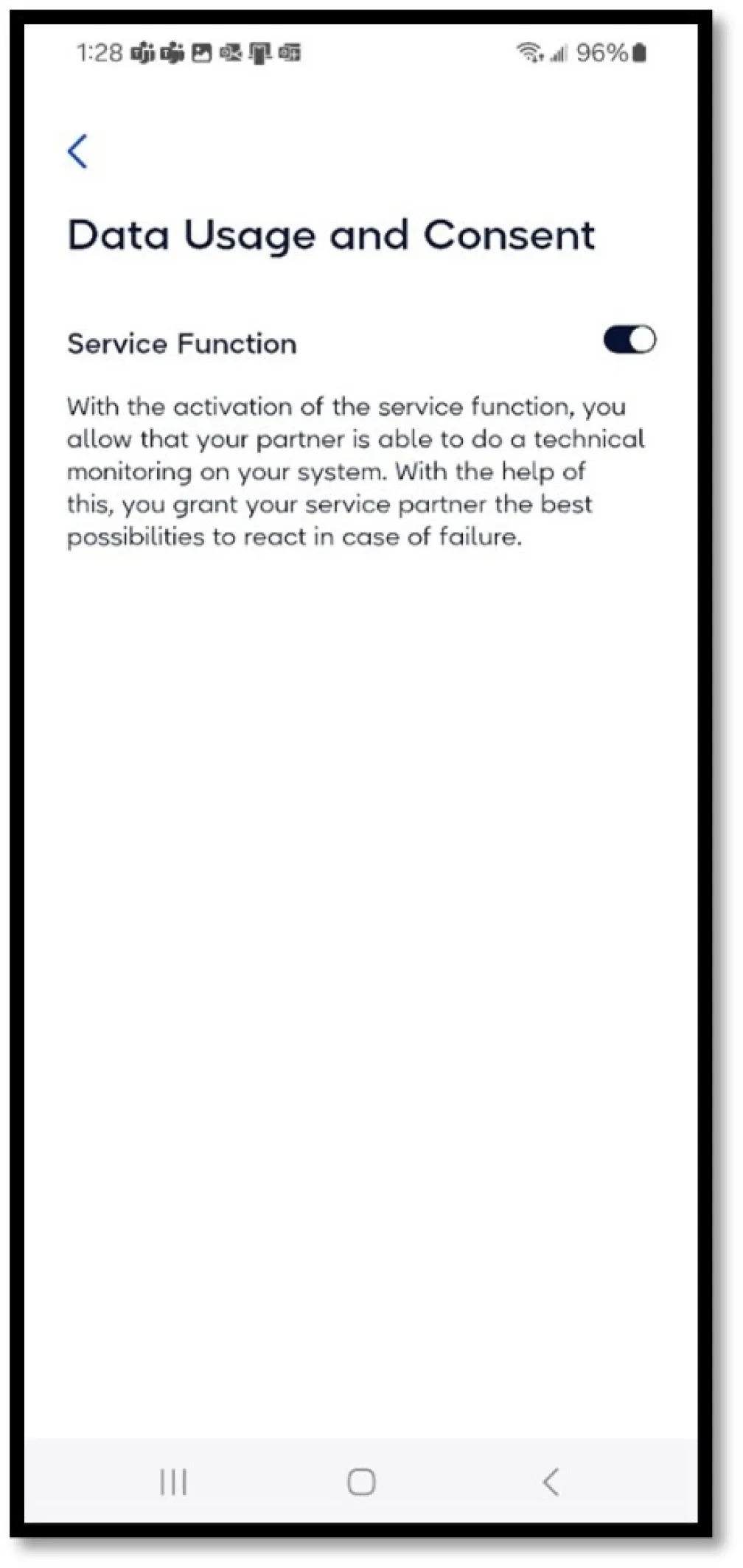 sonnen app Data usage and Consent sonnen app Data usage and Consent