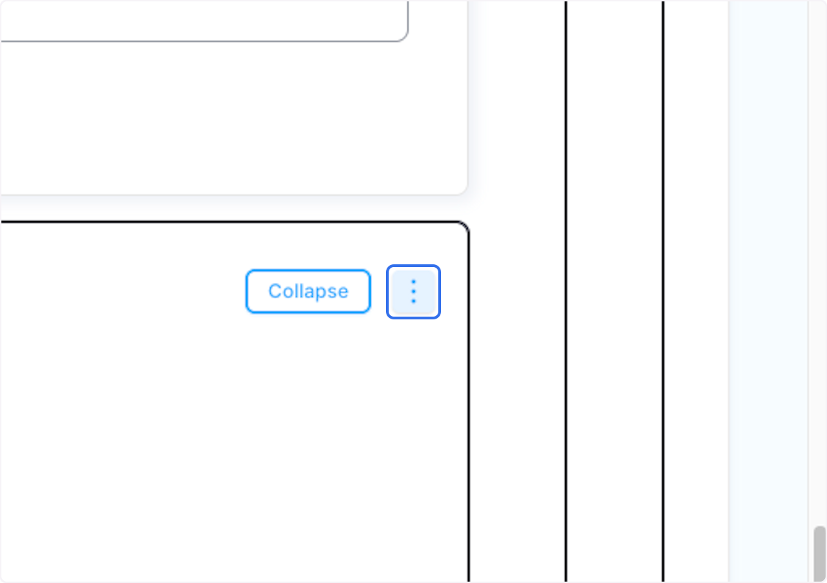 To duplicate, Click on Toggle Actions on the right side of the element.