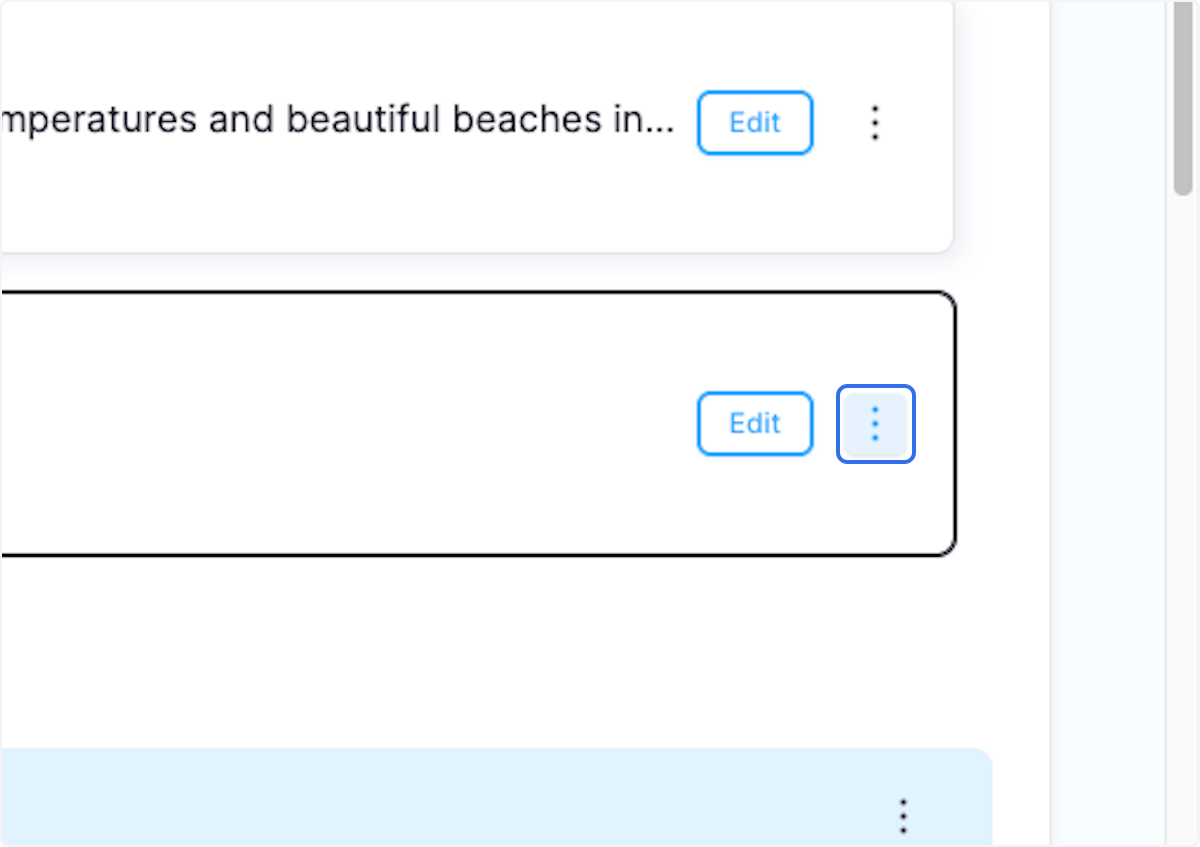 Click on Toggle Actions for the reusable paragraph you just added.