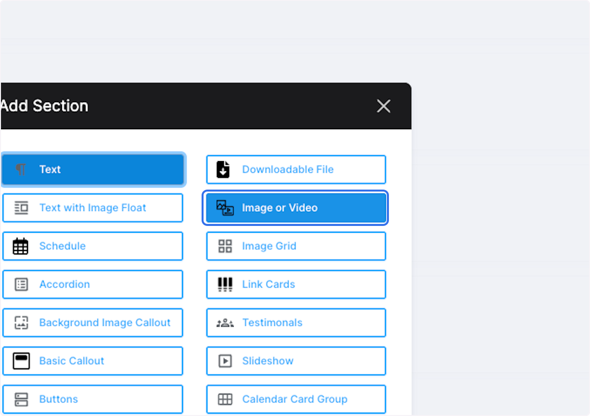 Click on Image or Video