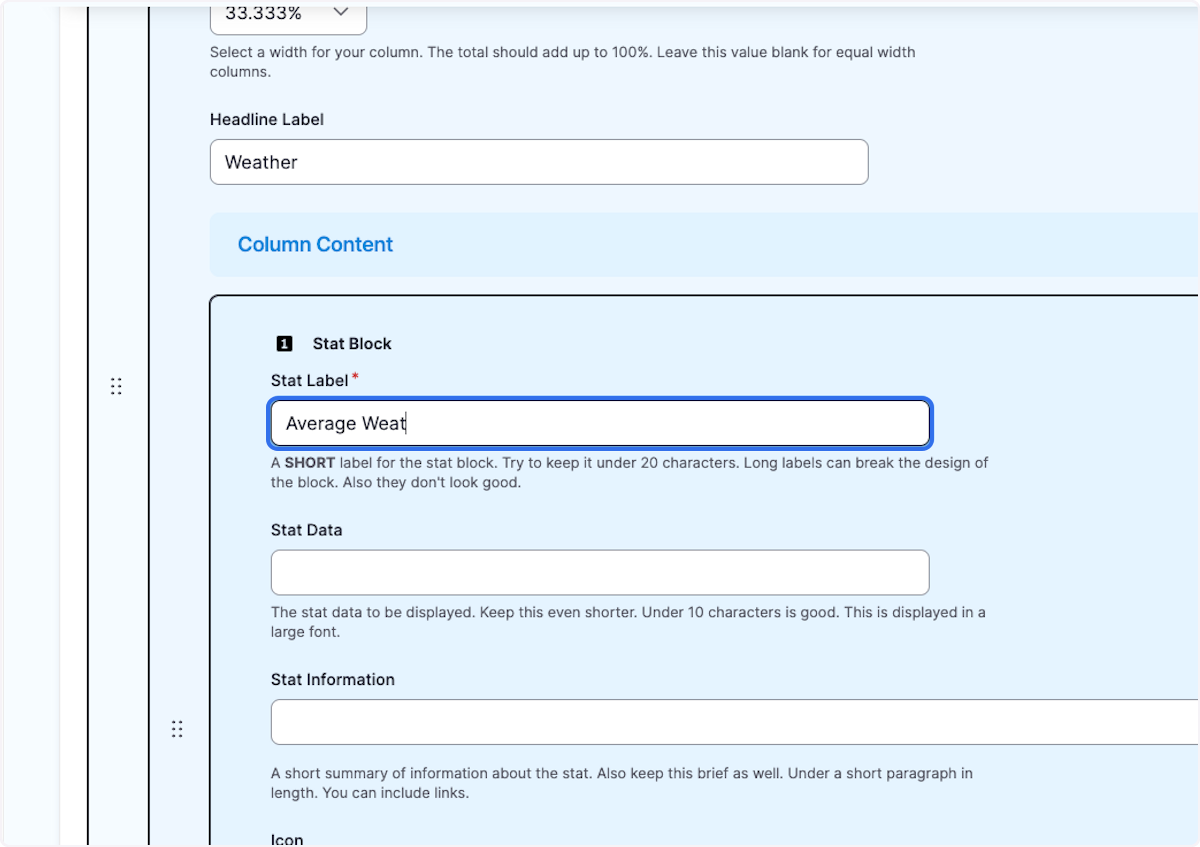 Type "Average Weather"