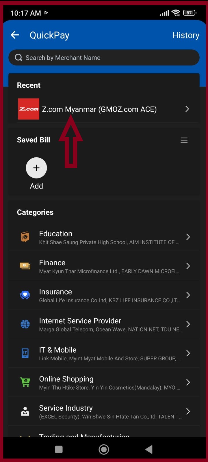KBZPay Z.com Payment Form