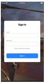 A screenshot of a login screen

Description automatically generated