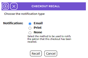 Checkout Recall Popup Screenshot