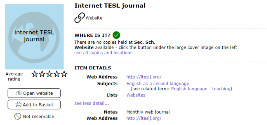 A screenshot of a web address journal 
Description automatically generated
