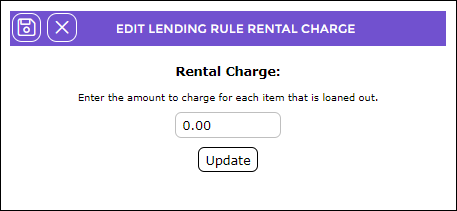 A screenshot of a rental charge

Description automatically generated