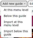 A screenshot of a menu

Description automatically generated