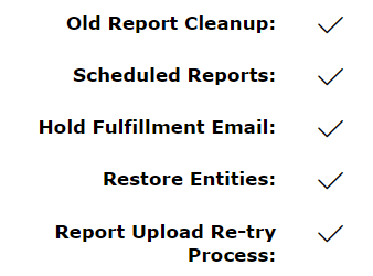A list of tasks with black text

Description automatically generated