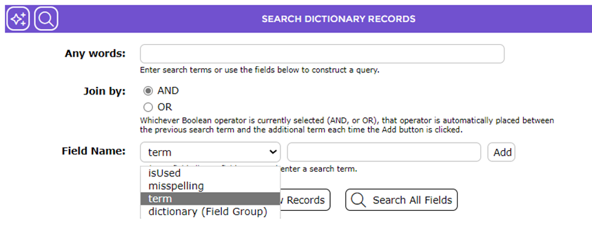 A screenshot of a search box

Description automatically generated