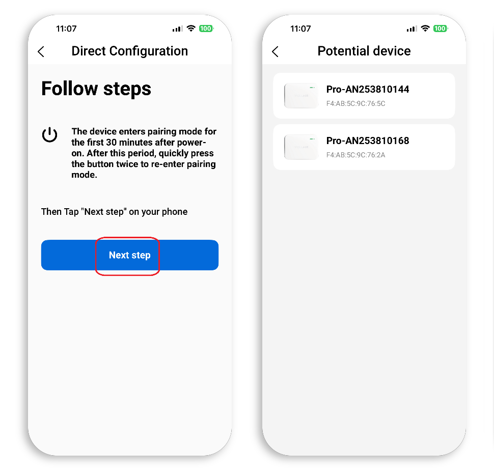 NanoDetect PRO Configuration Steps 3-4