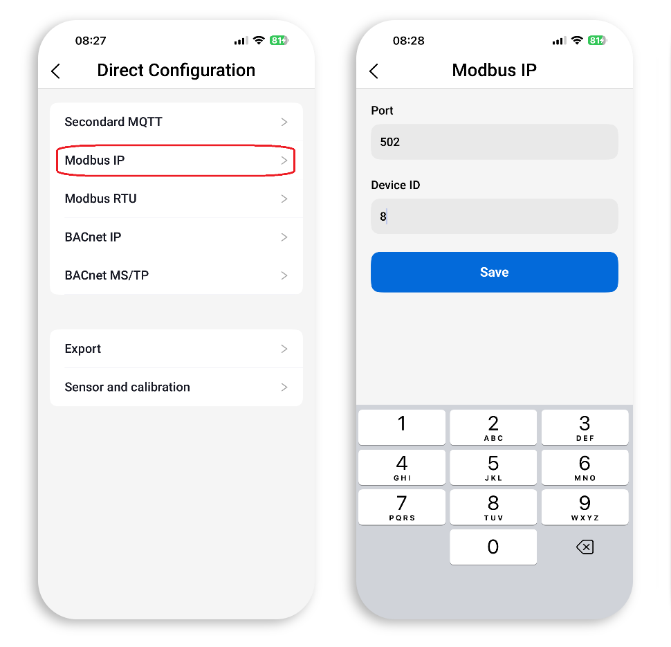 NanoDetect PRO Modbus IP Configuration Steps NanoDetect PRO Modbus IP Configuration Steps