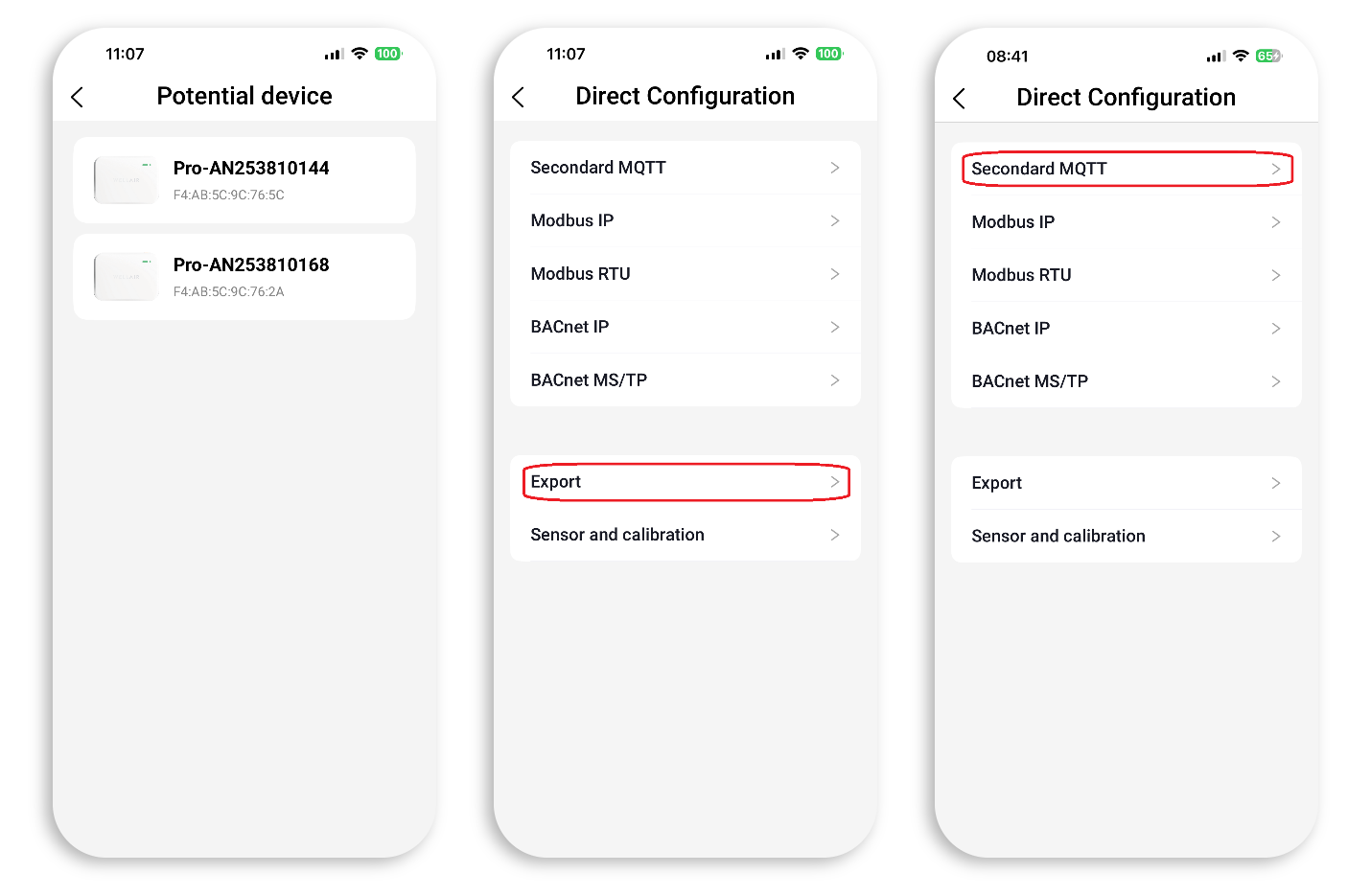 NanoDetect PRO Configuration Steps MQTT NanoDetect PRO Configuration Steps MQTT