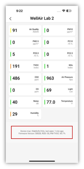 NanoView - Device Details NanoView - Device Details