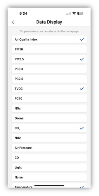 NanoView Data Display Options NanoView Data Display Options