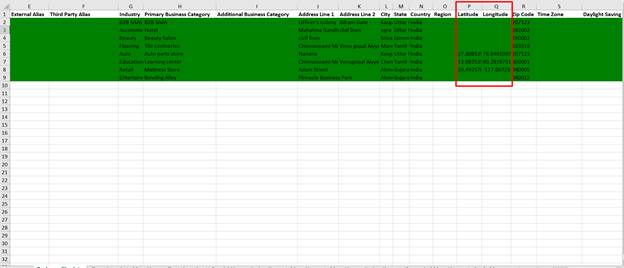 A screenshot of a spreadsheet
Description automatically generated